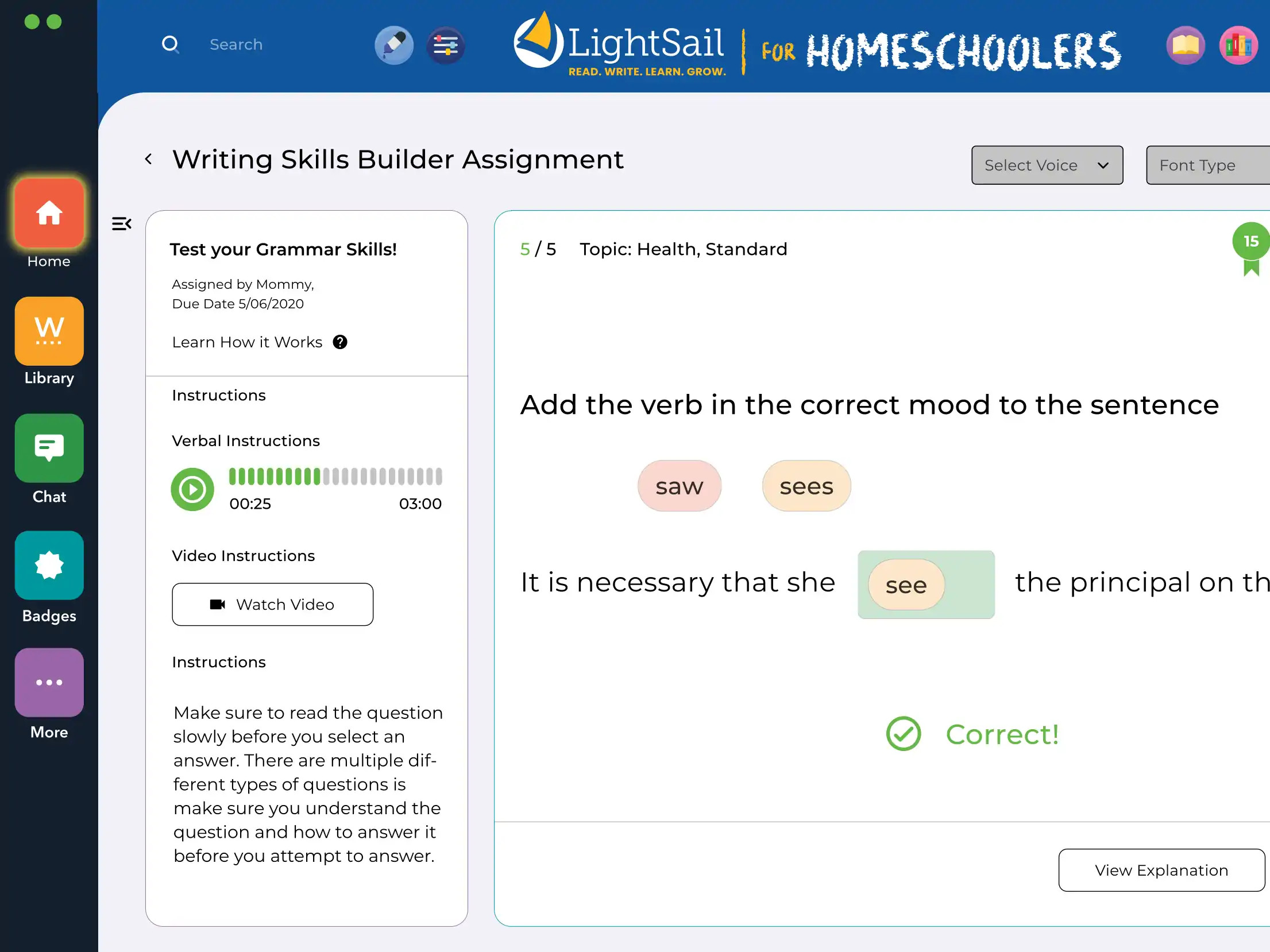Creador de habilidades de escritura
